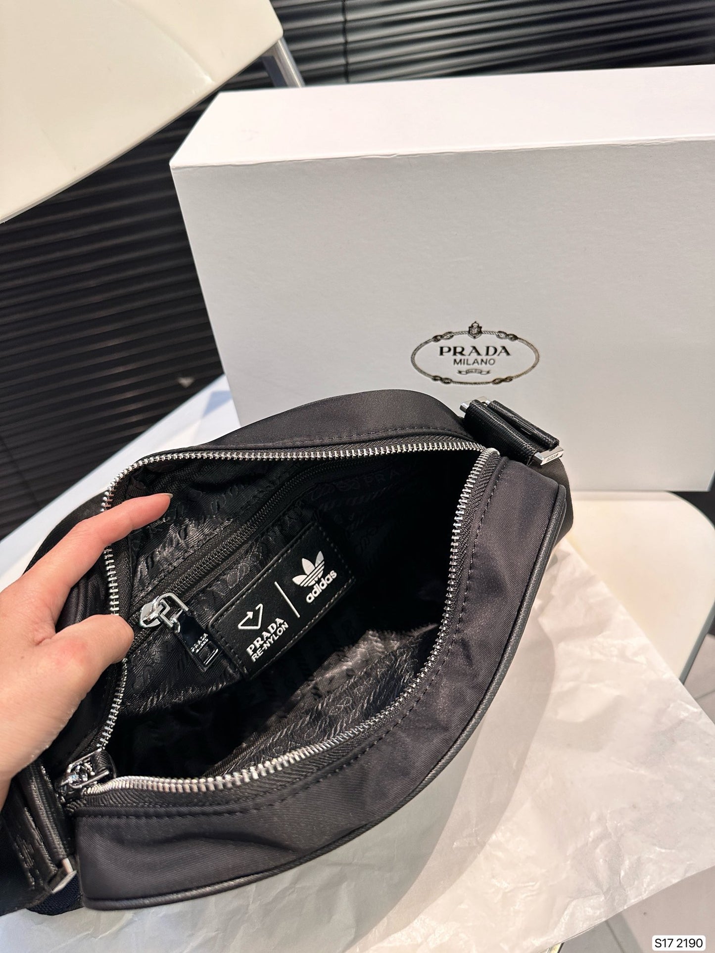 Pr*da x Ad*das Crossbody Bag ( Unisex )