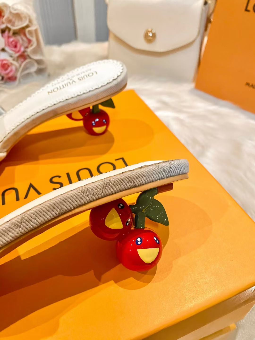 Lv Cherry Heels