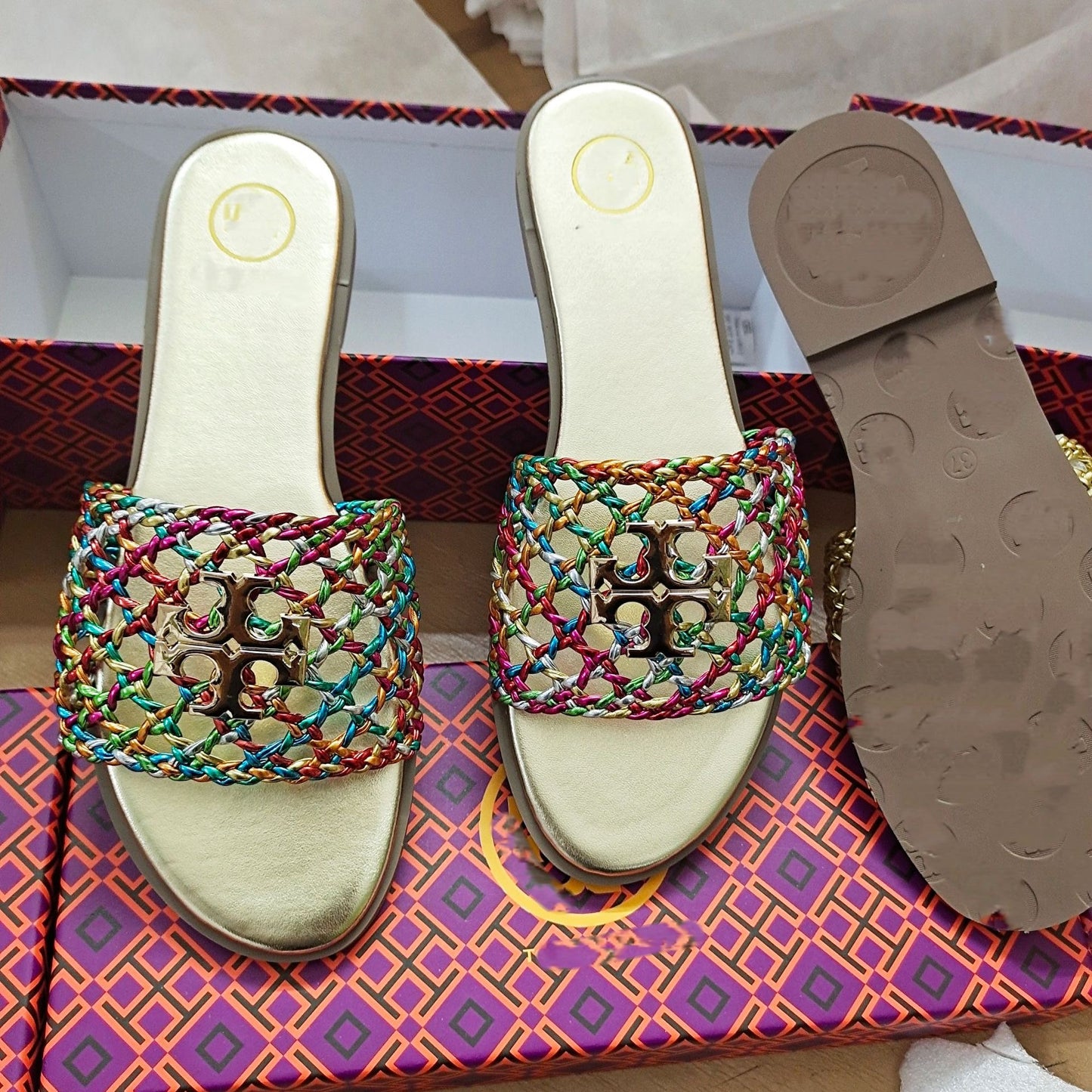 T Burch Slippers ( 4 Colours )