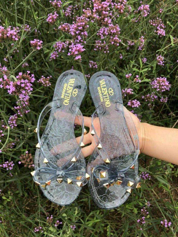 Vale*tino Jelly Slipper ( Transparent )