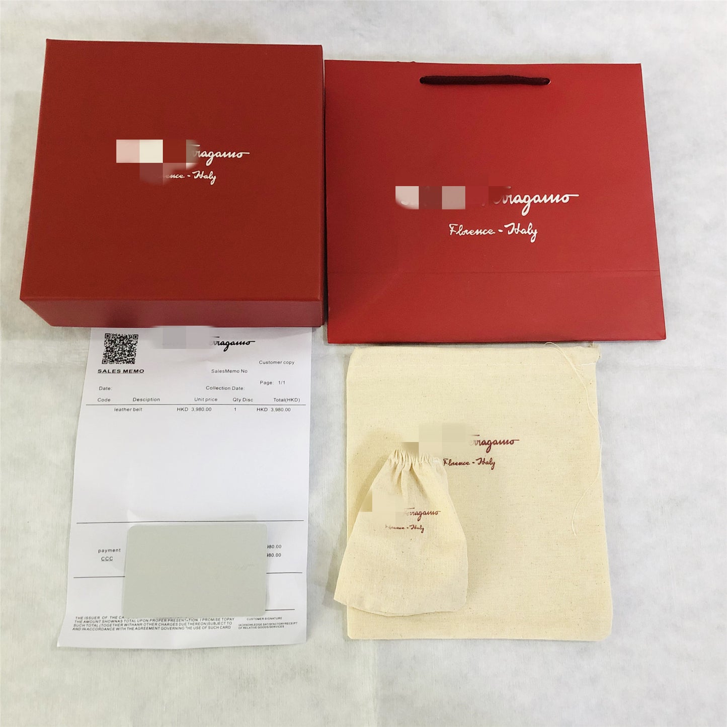 Ferragamo Belt ( 2 Buckle Shades )