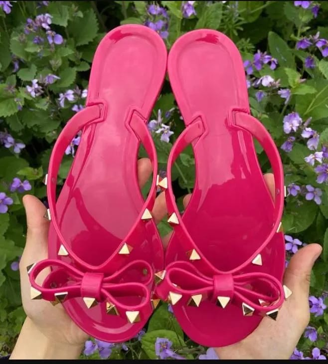 Vale*tino Jelly Slipper ( Pink )