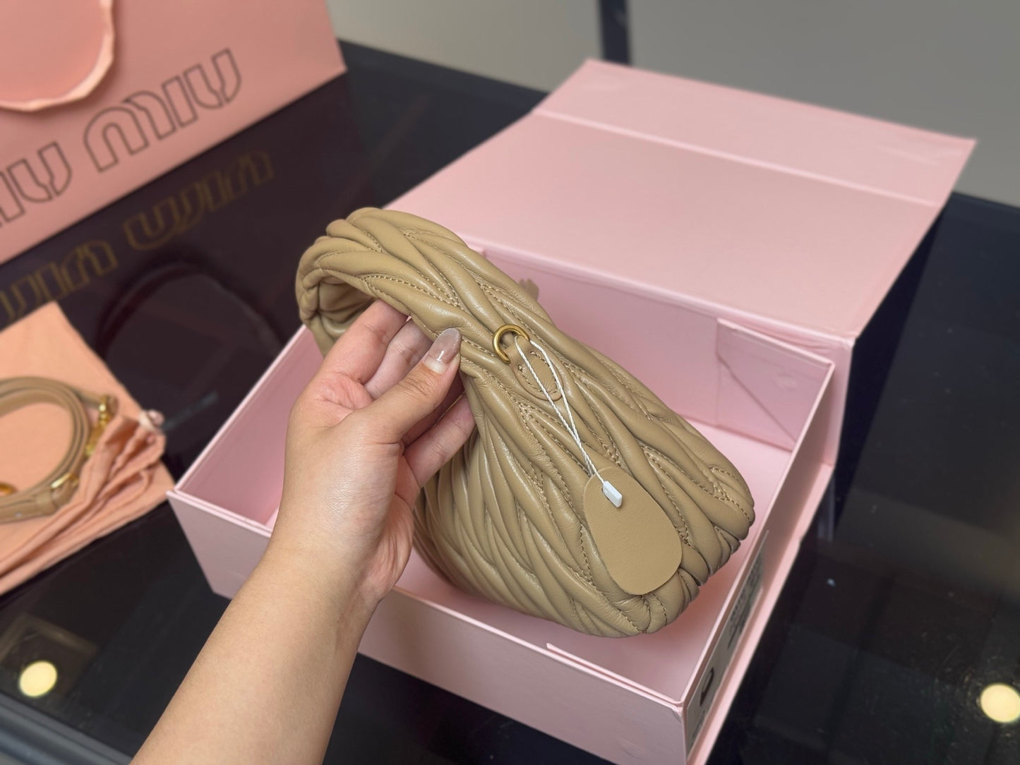 Miu Miu Bowling Bag ( Multi Colours )