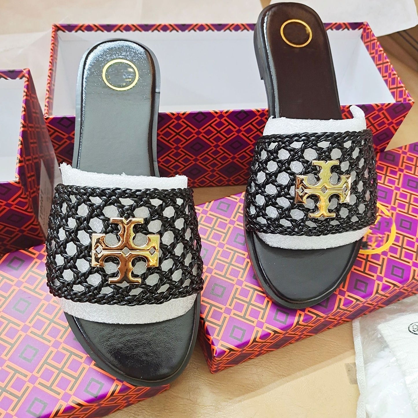 T Burch Slippers ( 4 Colours )