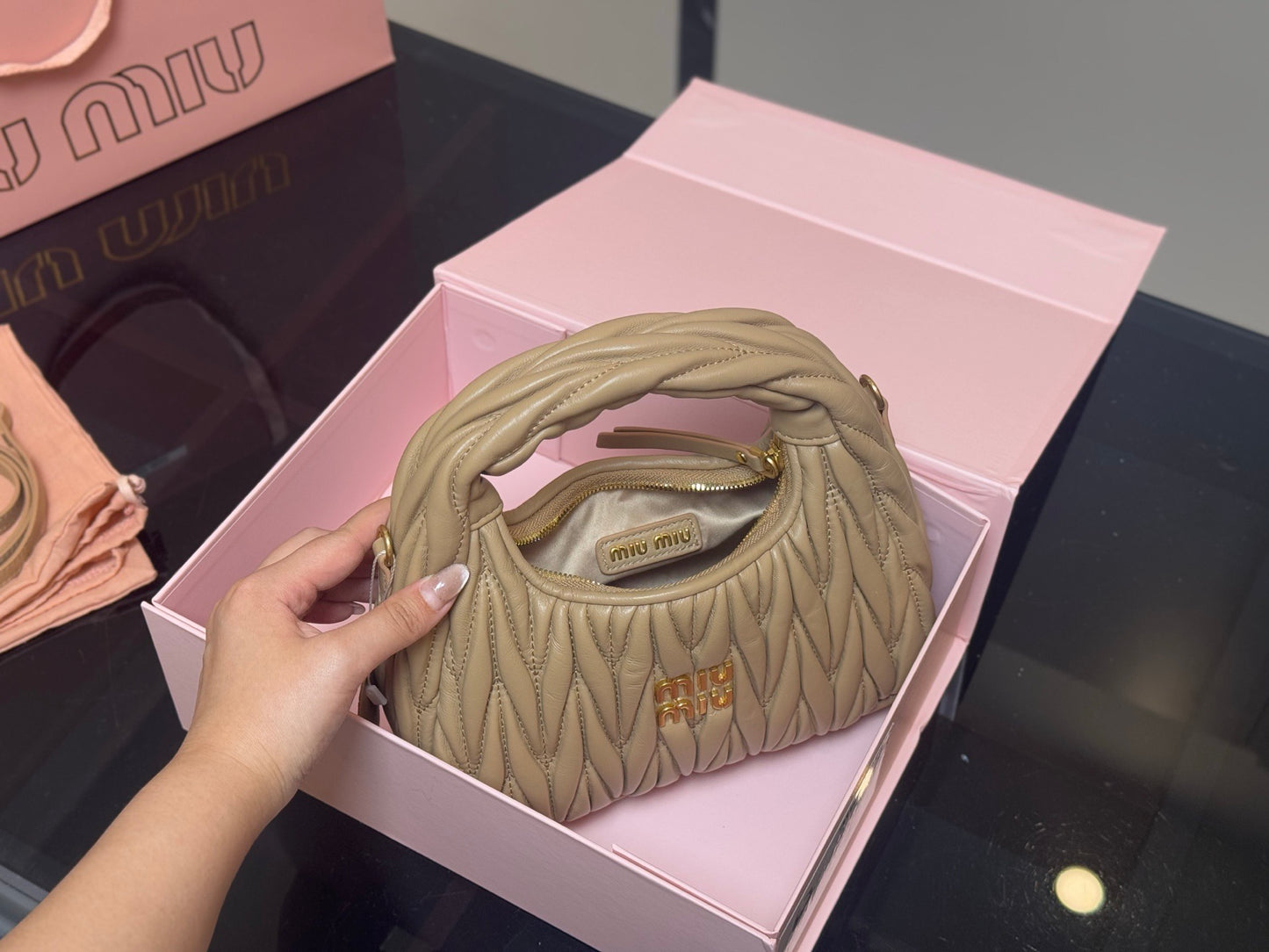 Miu Miu Bowling Bag ( Multi Colours )