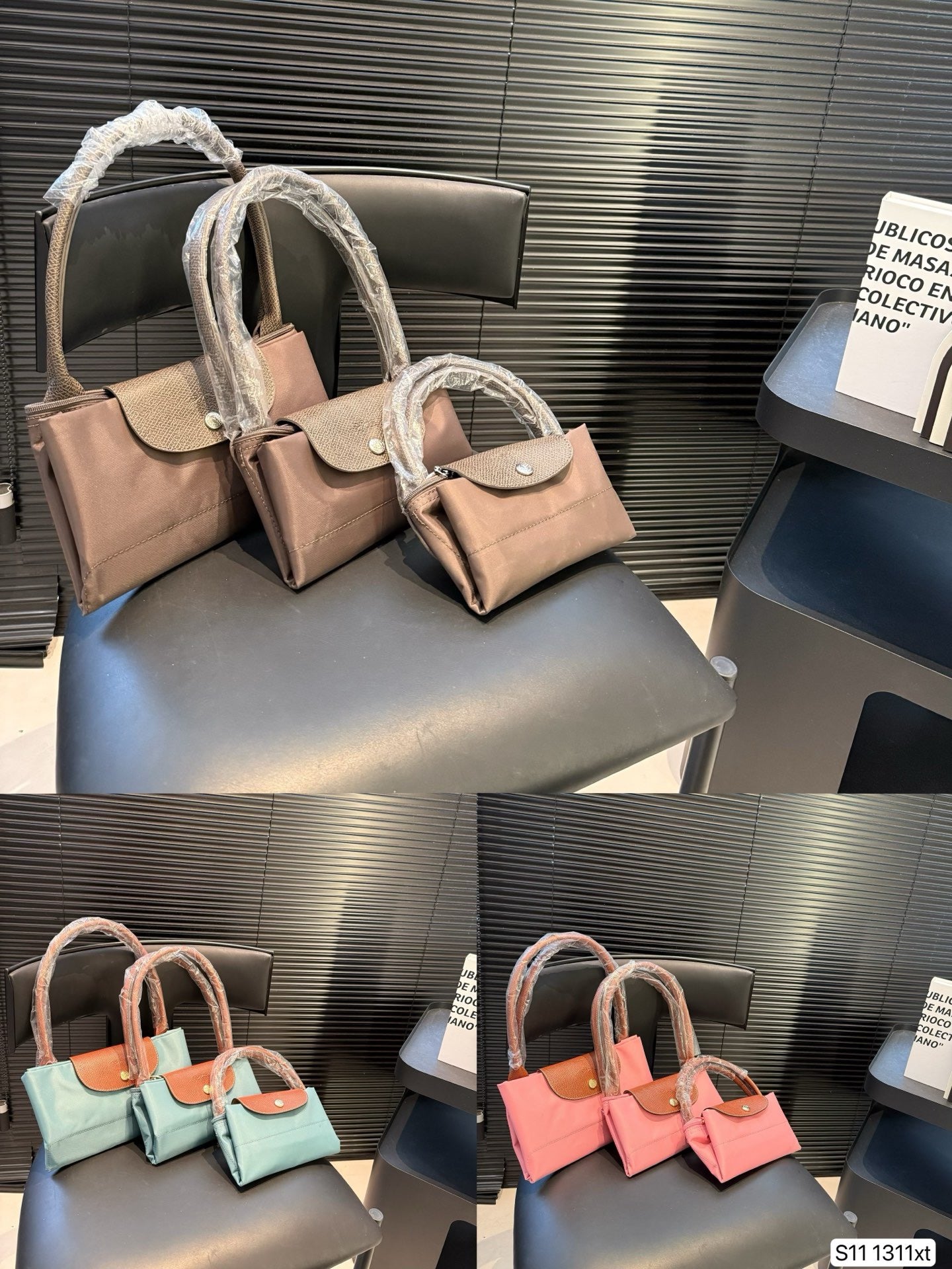 Longchamp Brand Handbags ( 3 Sizes & 3 Colours )