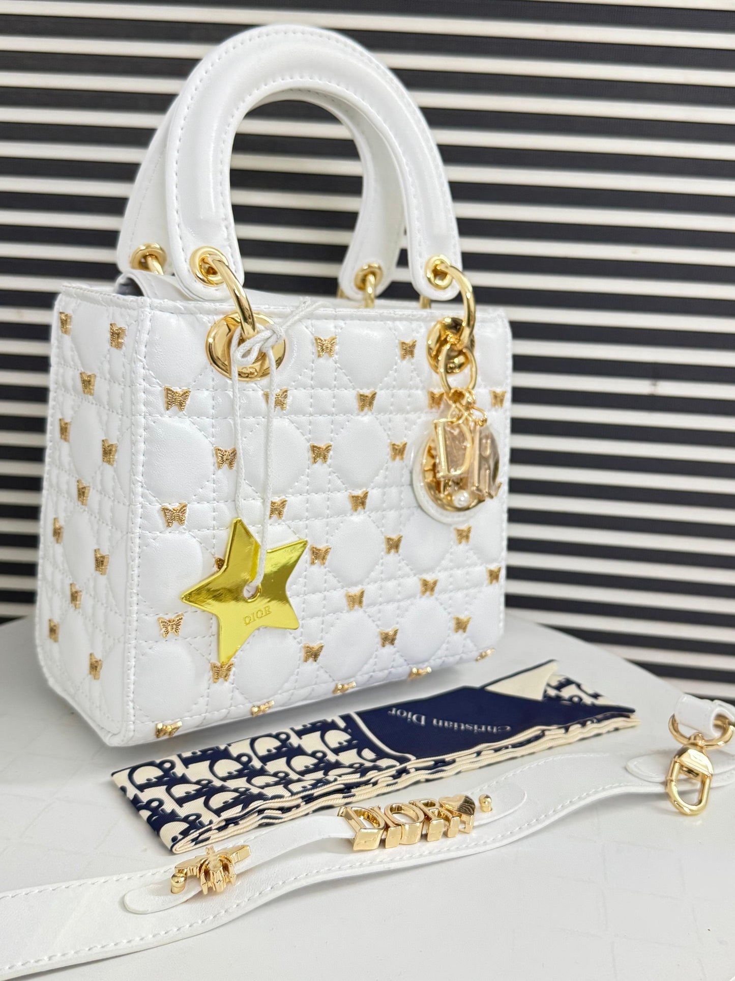 Di*r Lady Bag Butterfly Version