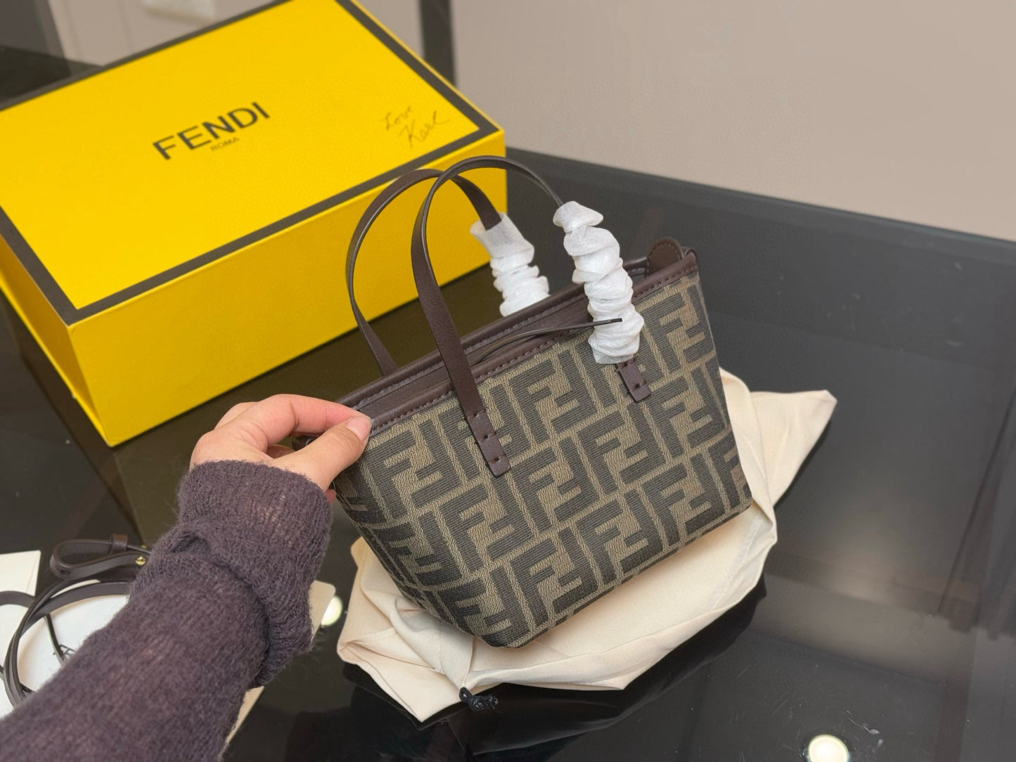 Fe*di Basket Handbag