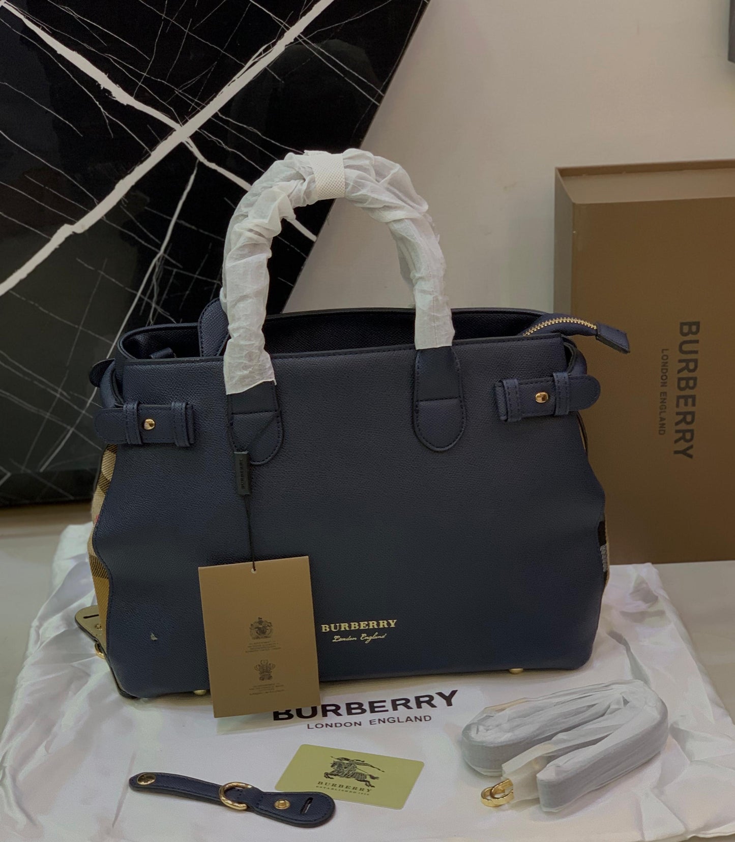 Burb*rry Handbag