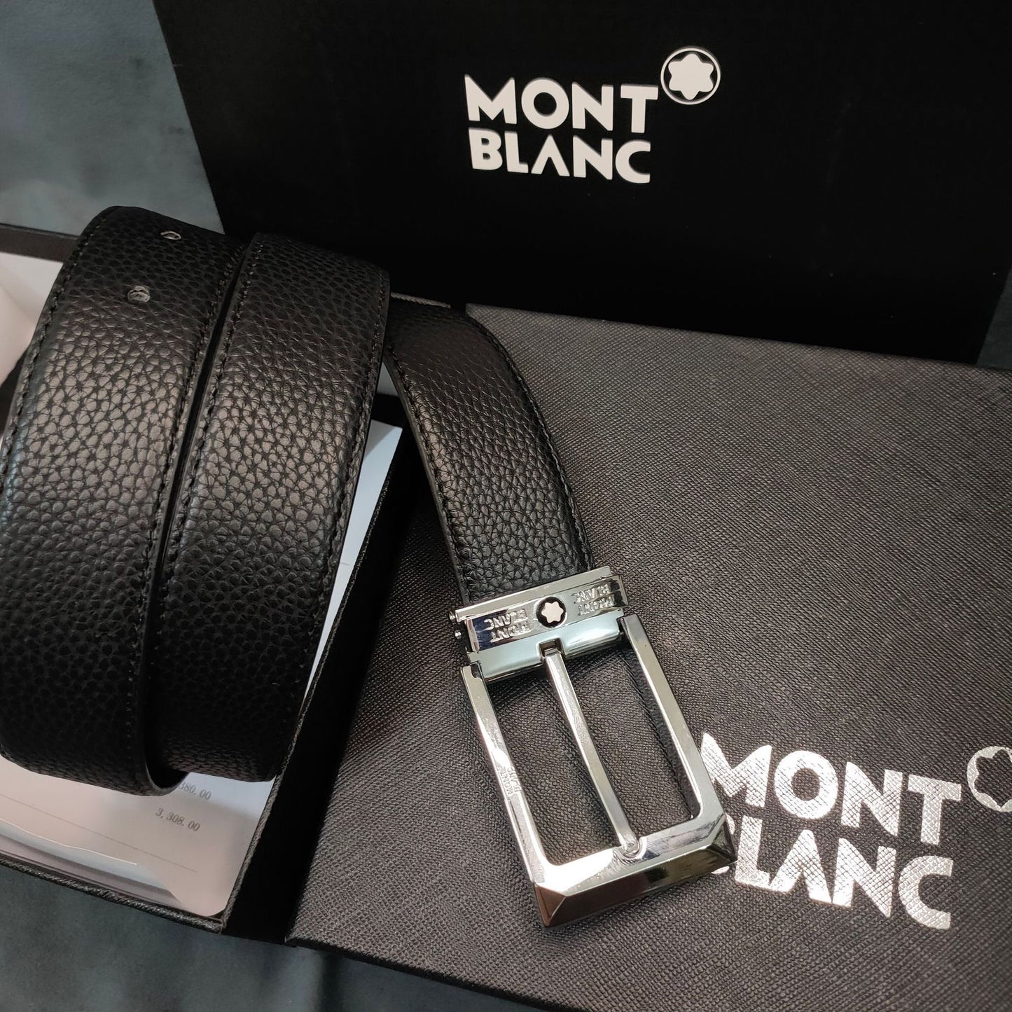 M*nt Blanc Belt ( 2 Buckle Shades )