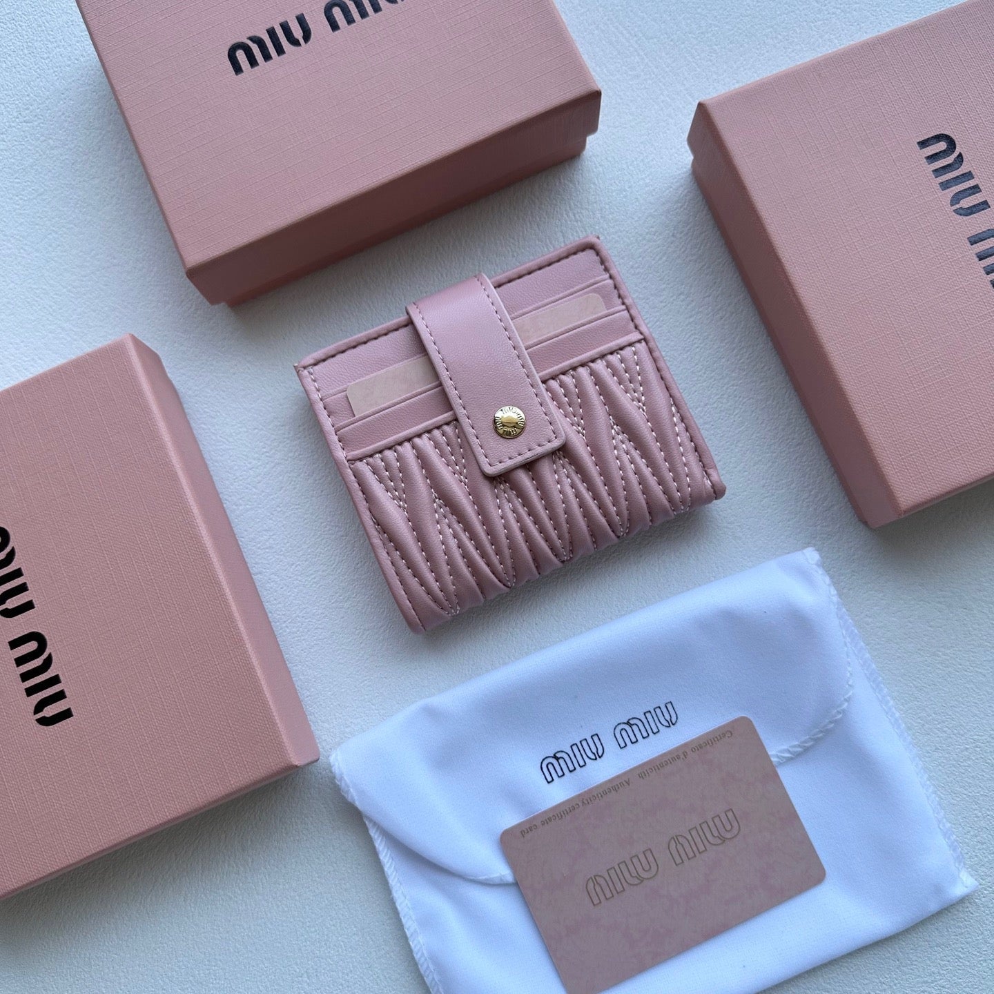 Miu Miu Wallet + Card Holder