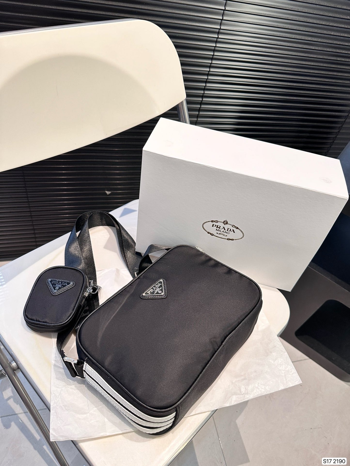 Pr*da x Ad*das Crossbody Bag ( Unisex )