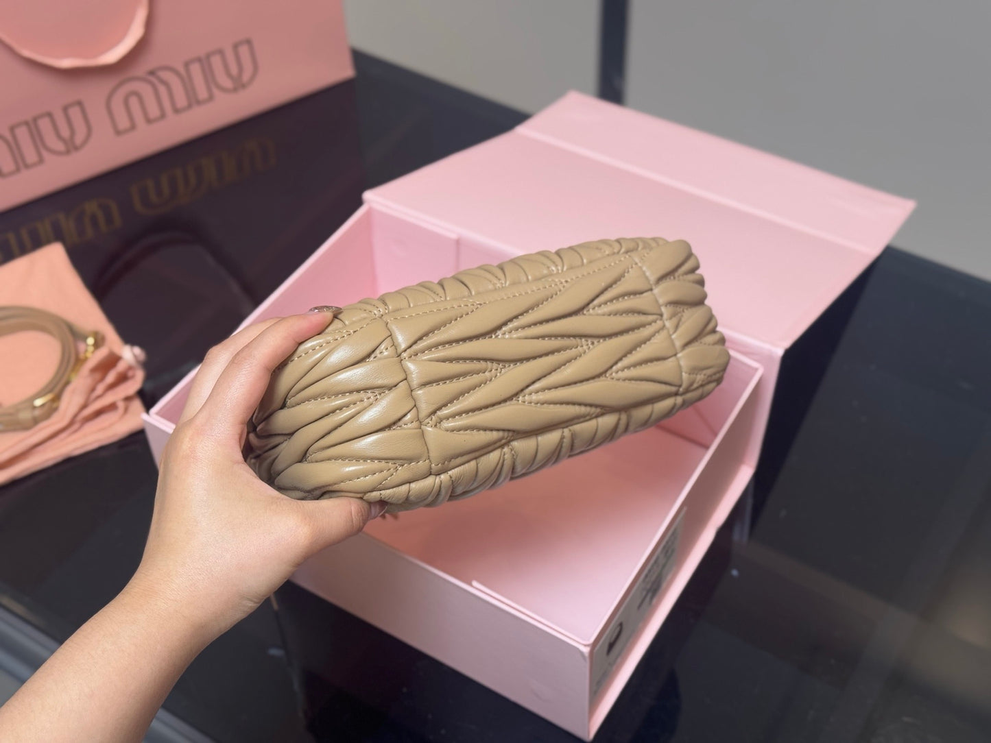 Miu Miu Bowling Bag ( Multi Colours )