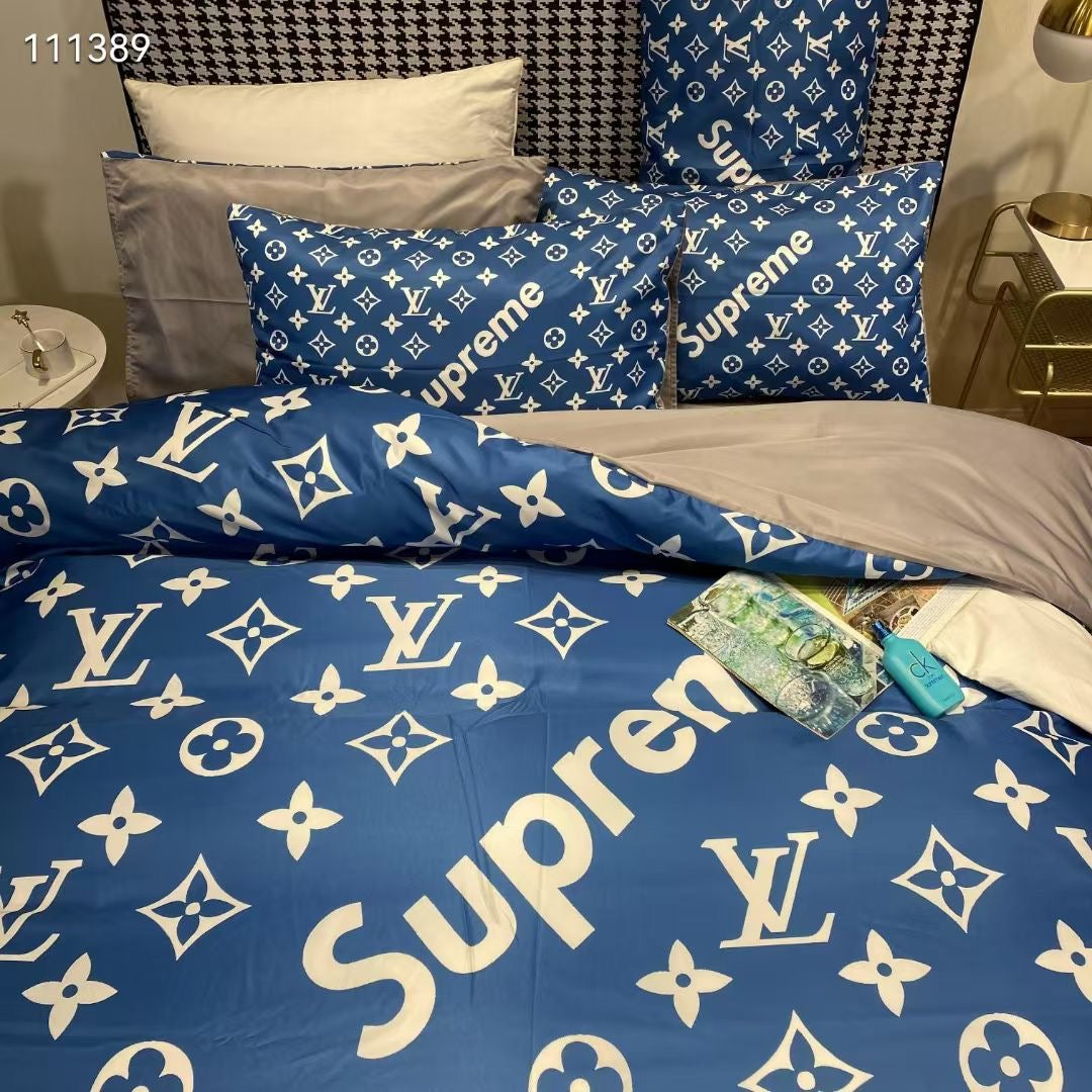 Lv x Supreme Bed Sheet