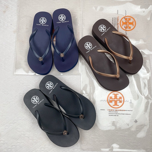 T Burch Soft Rubber Slippers