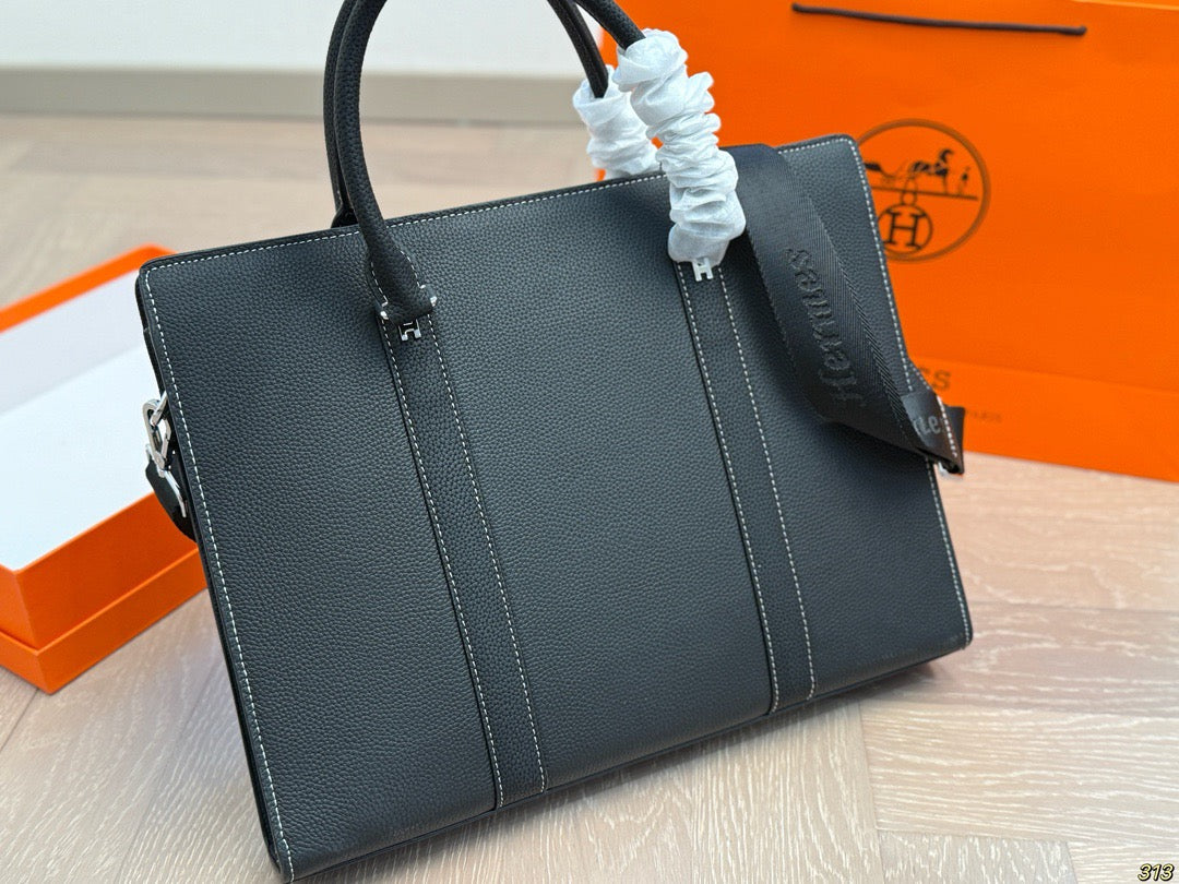 H*rmes Briefcase Bag
