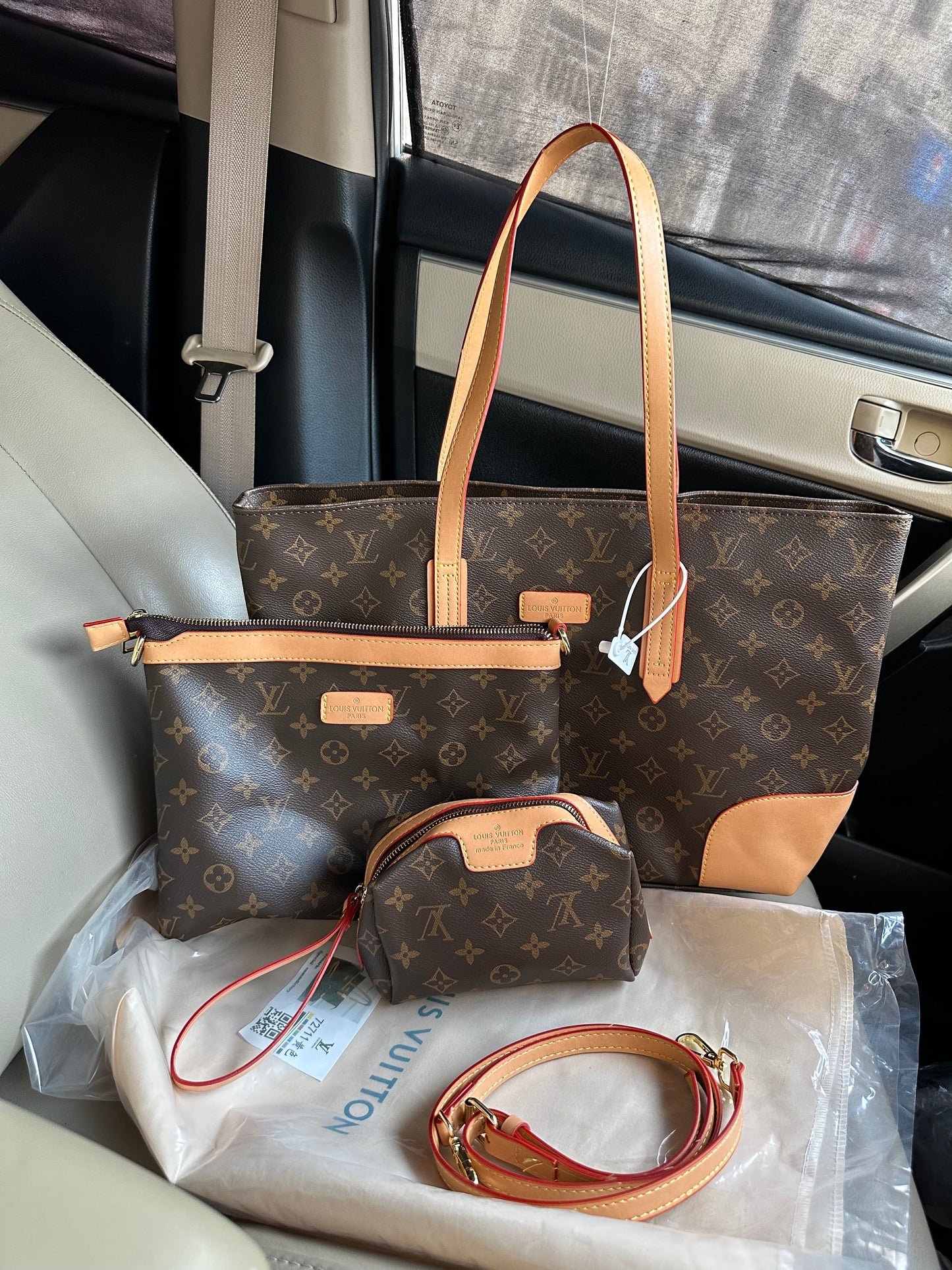 Lv Bag with pouches