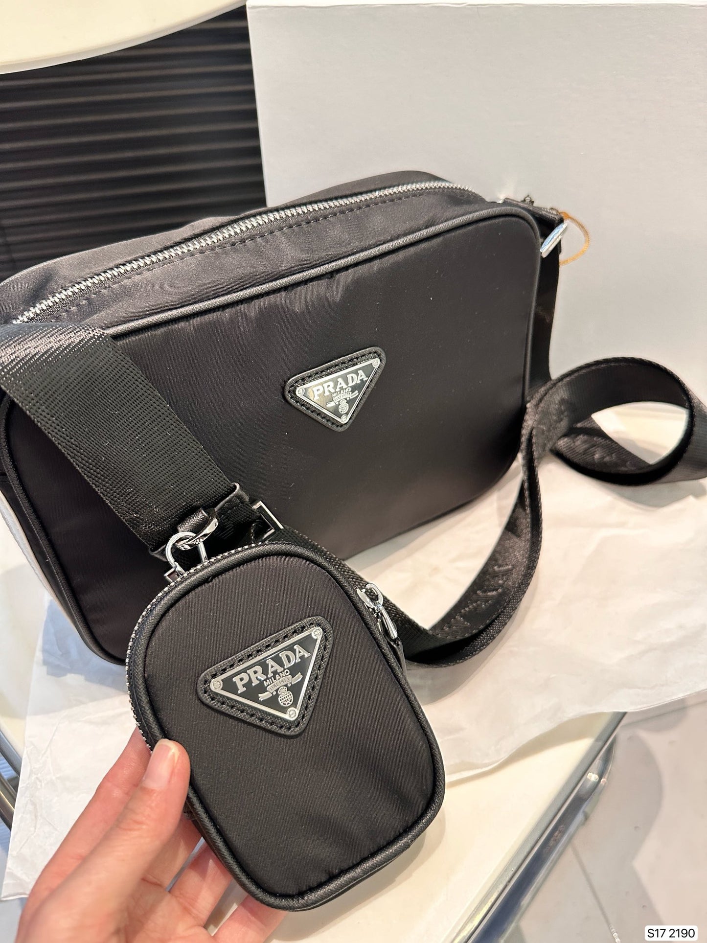 Pr*da x Ad*das Crossbody Bag ( Unisex )