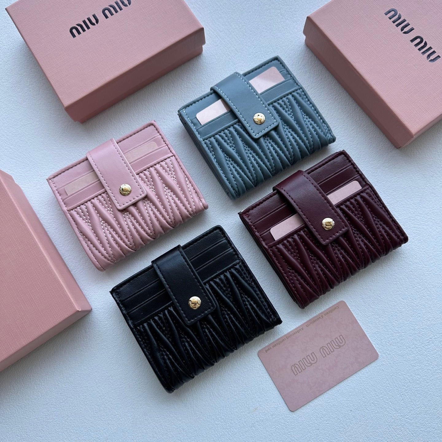 Miu Miu Wallet + Card Holder