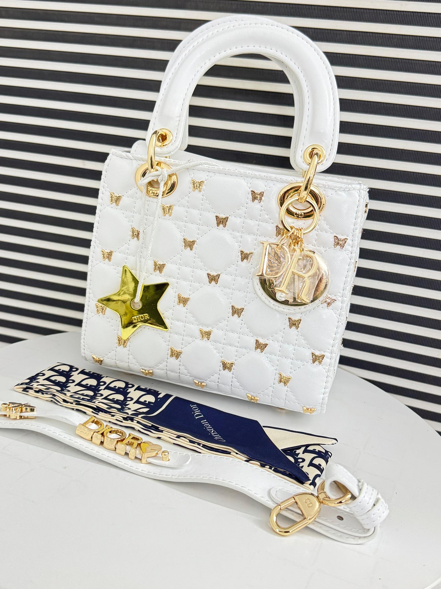 Di*r Lady Bag Butterfly Version