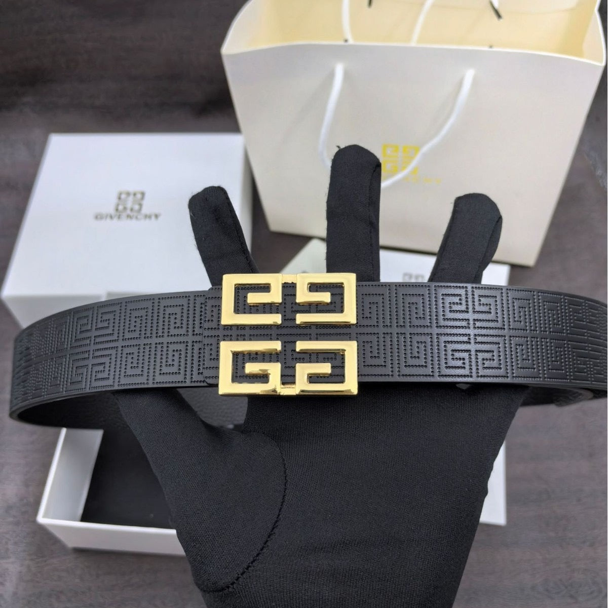 Giv*nchy Belt ( 3 Buckle Shades )