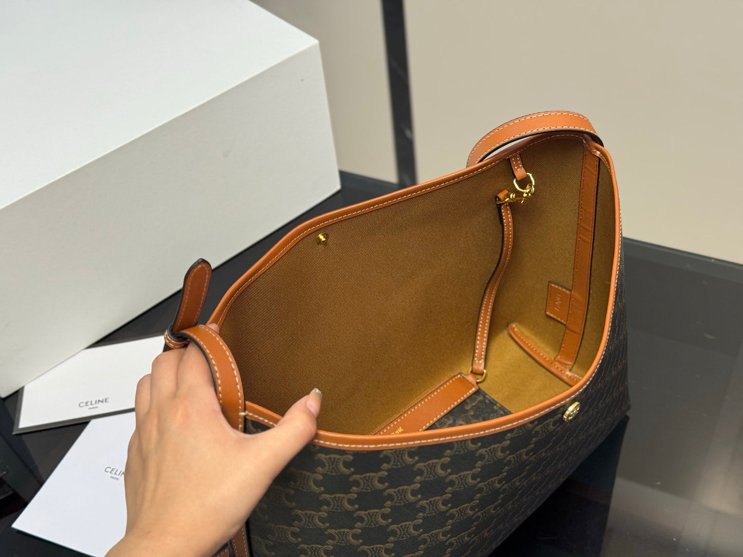 C*line Soft Shopper Tote Bag