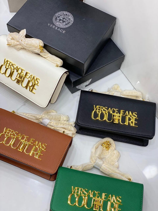 V*rsace JEANS COUTURE SHOULDER BAG