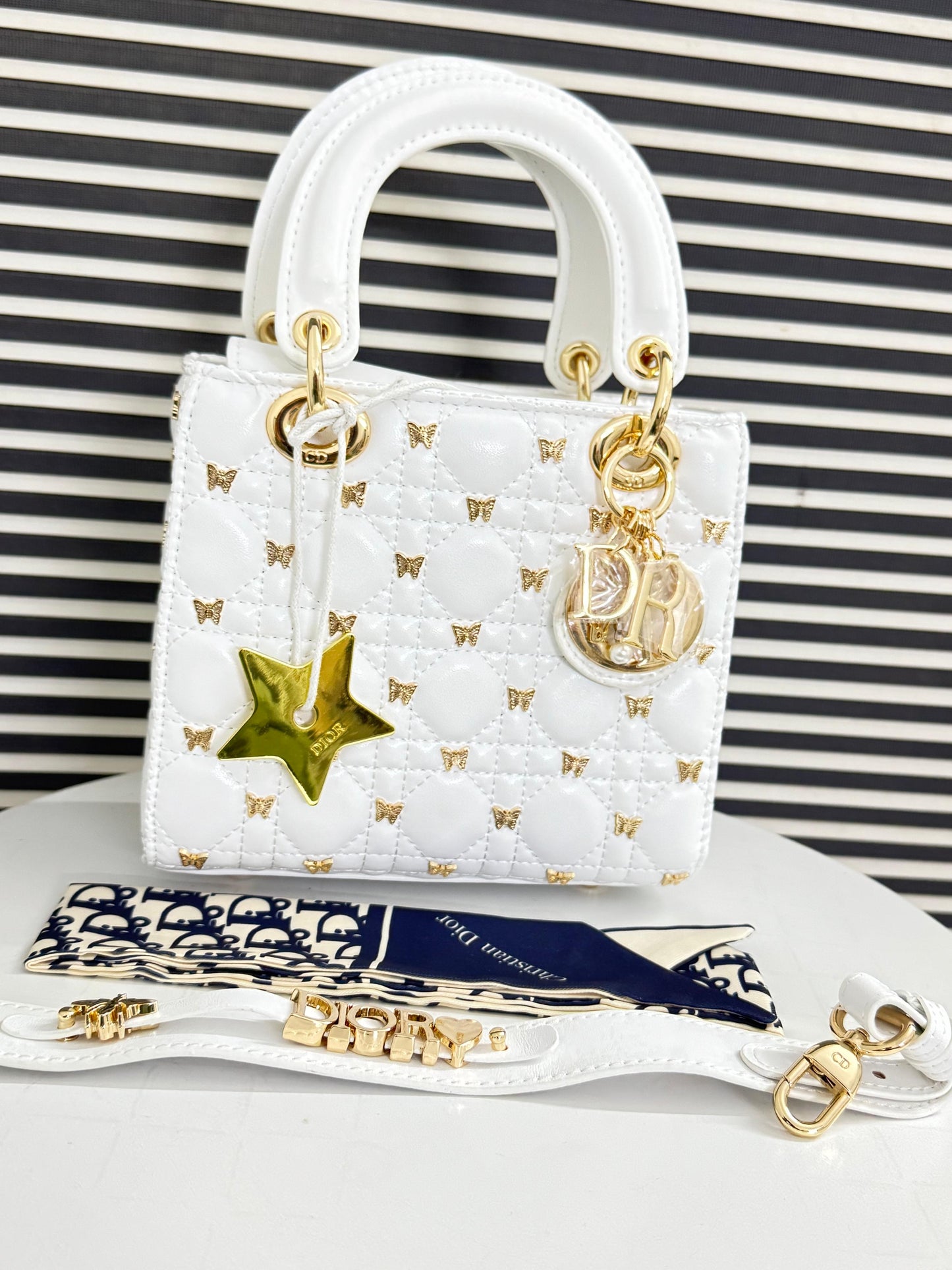 Di*r Lady Bag Butterfly Version