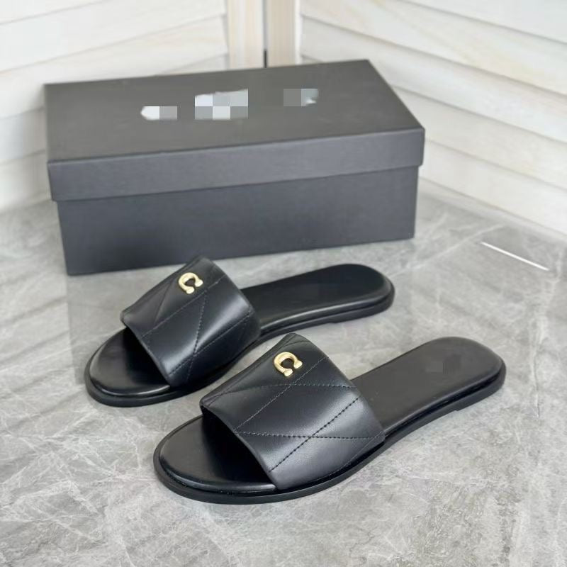 C*ach Brand Slippers