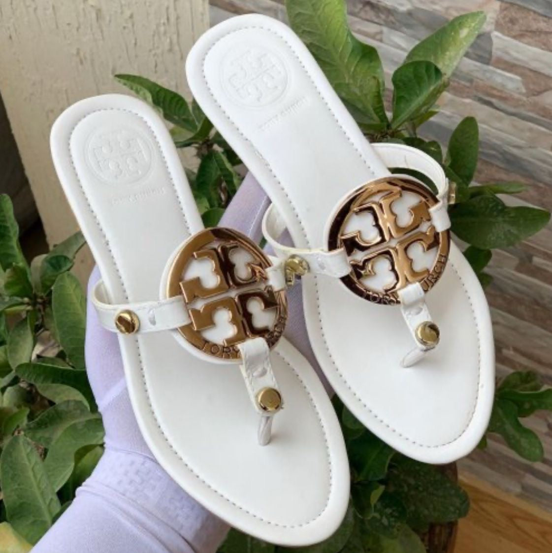 T Burch Brand Slipper
