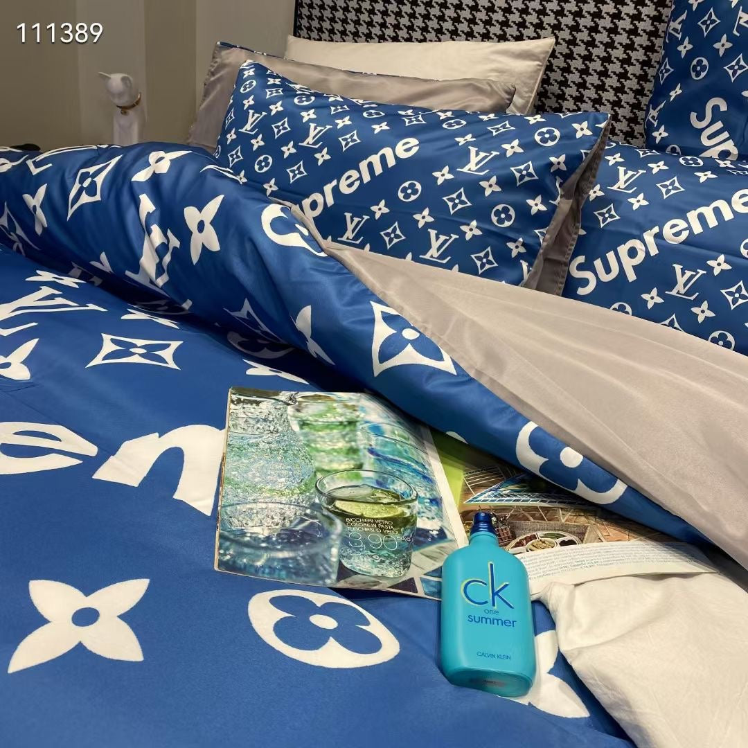 Lv x Supreme Bed Sheet