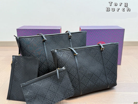 T Burch Tote Bag ( 2 Sizes & 3 Shades )