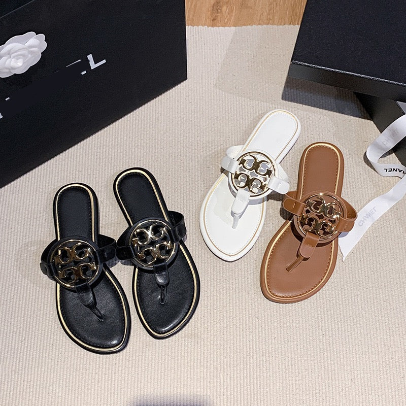 T Burch Brand Slippers ( 3 Colours )