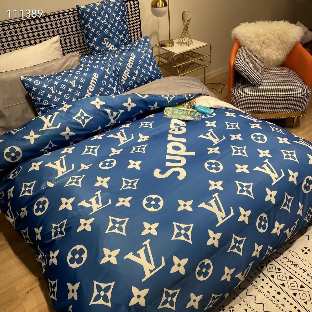 Lv x Supreme Bed Sheet
