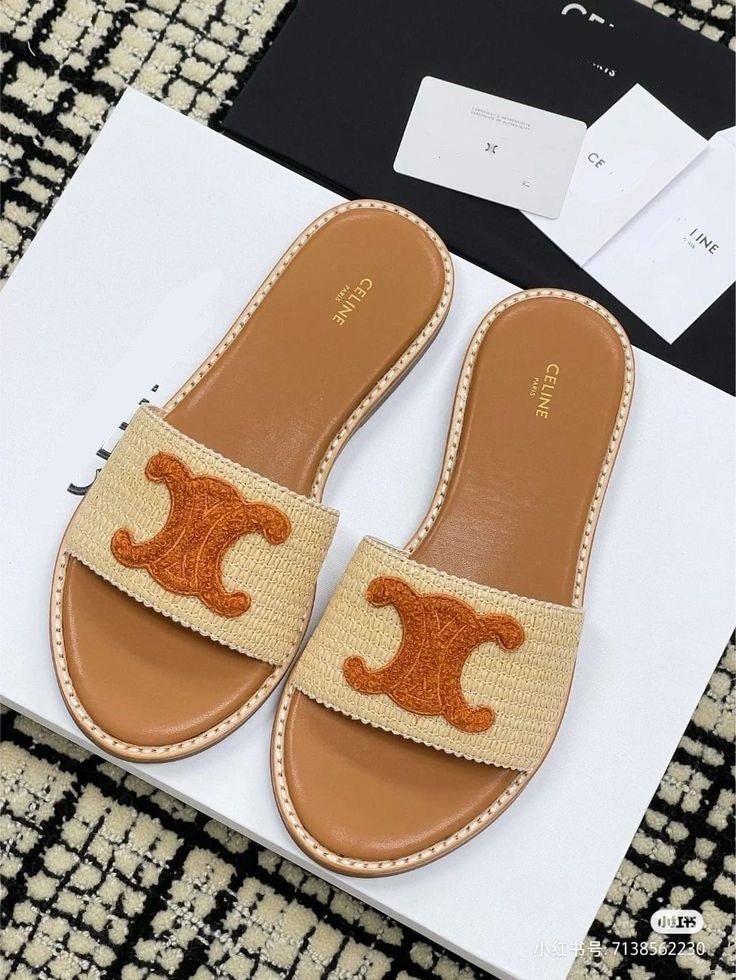 C*line Brand Slippers ( 2 Colours )