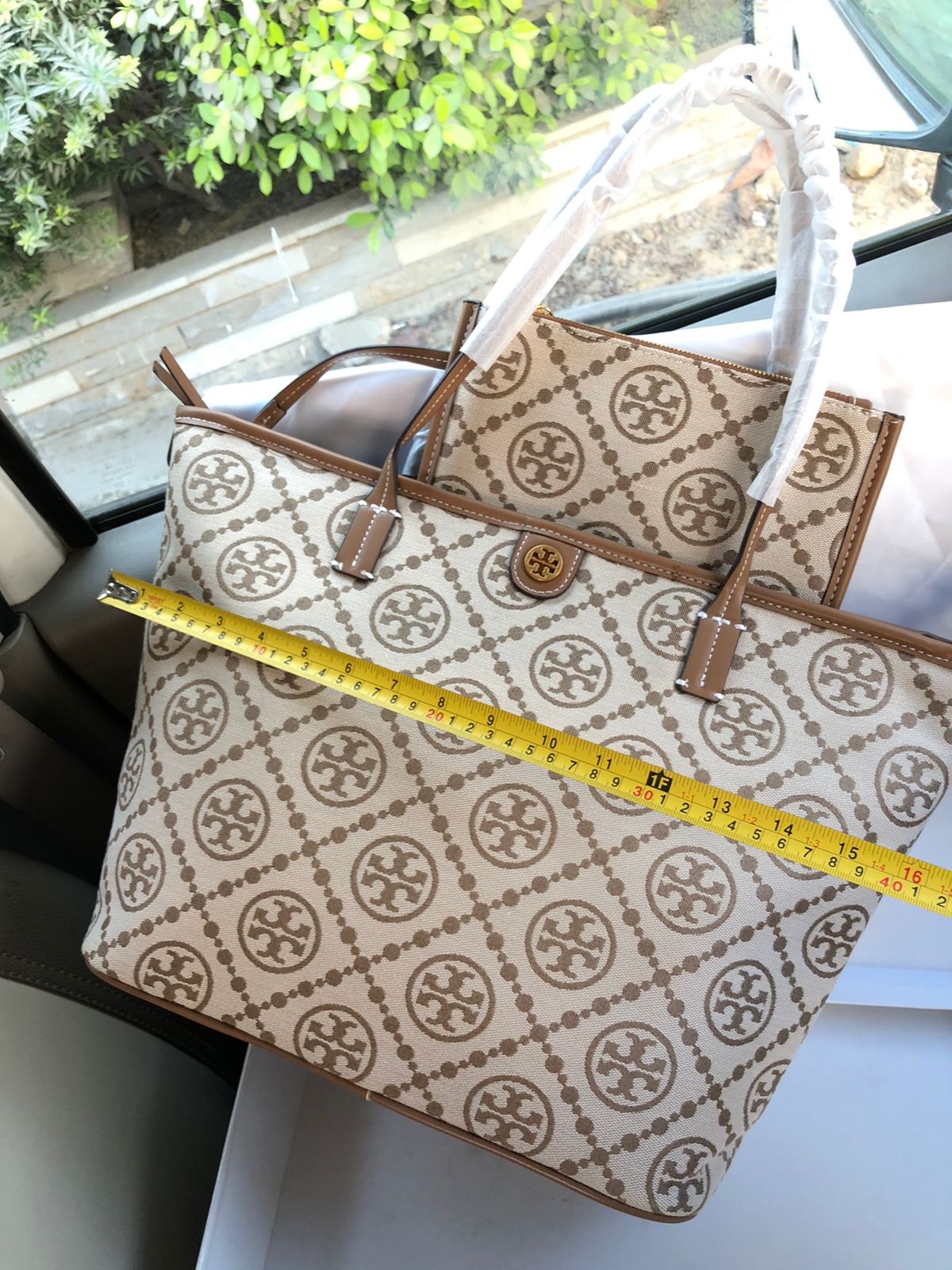 T Burch Tote Bag ( 2 Shades )