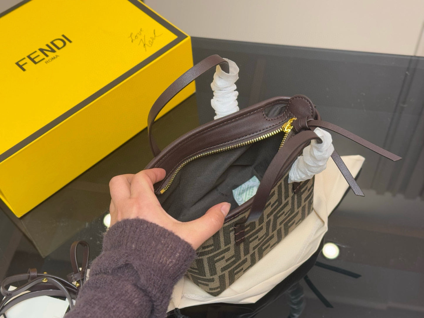 Fe*di Basket Handbag