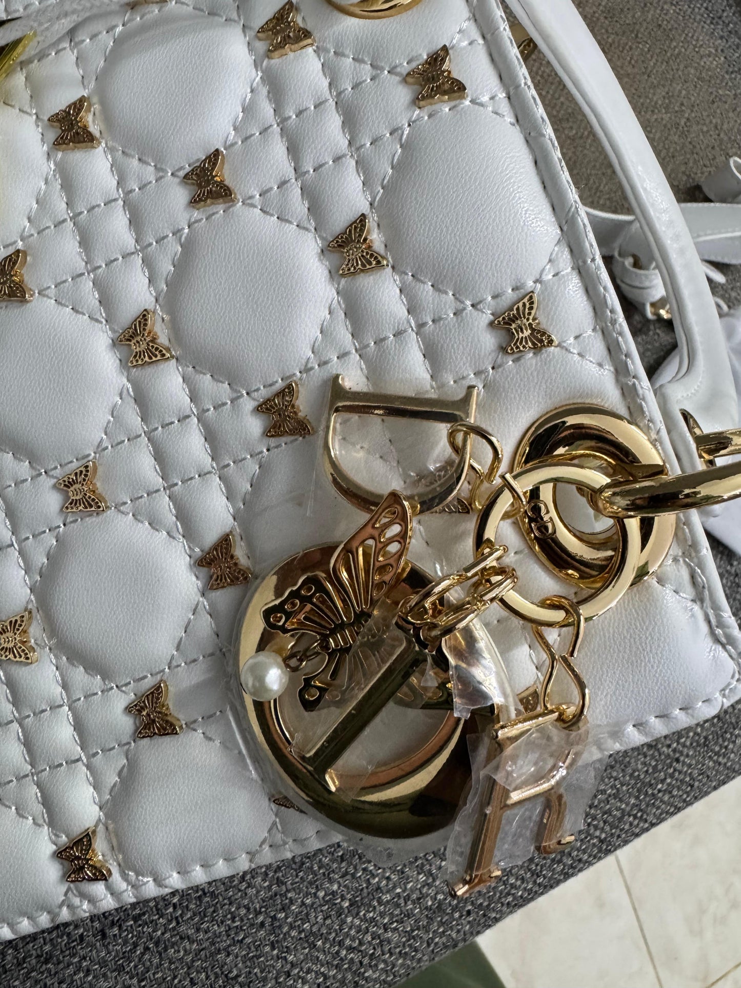 Di*r Lady Bag Butterfly Version