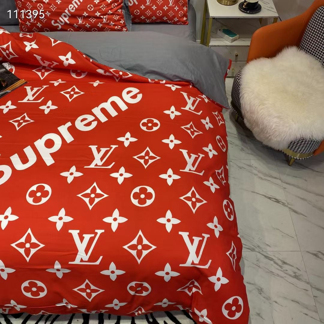 Lv x Supreme Bed Sheet