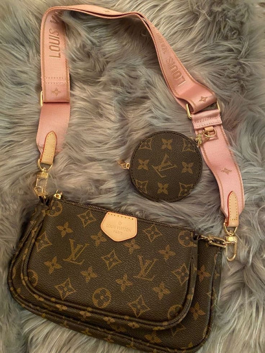 Lv Pink Side Bag